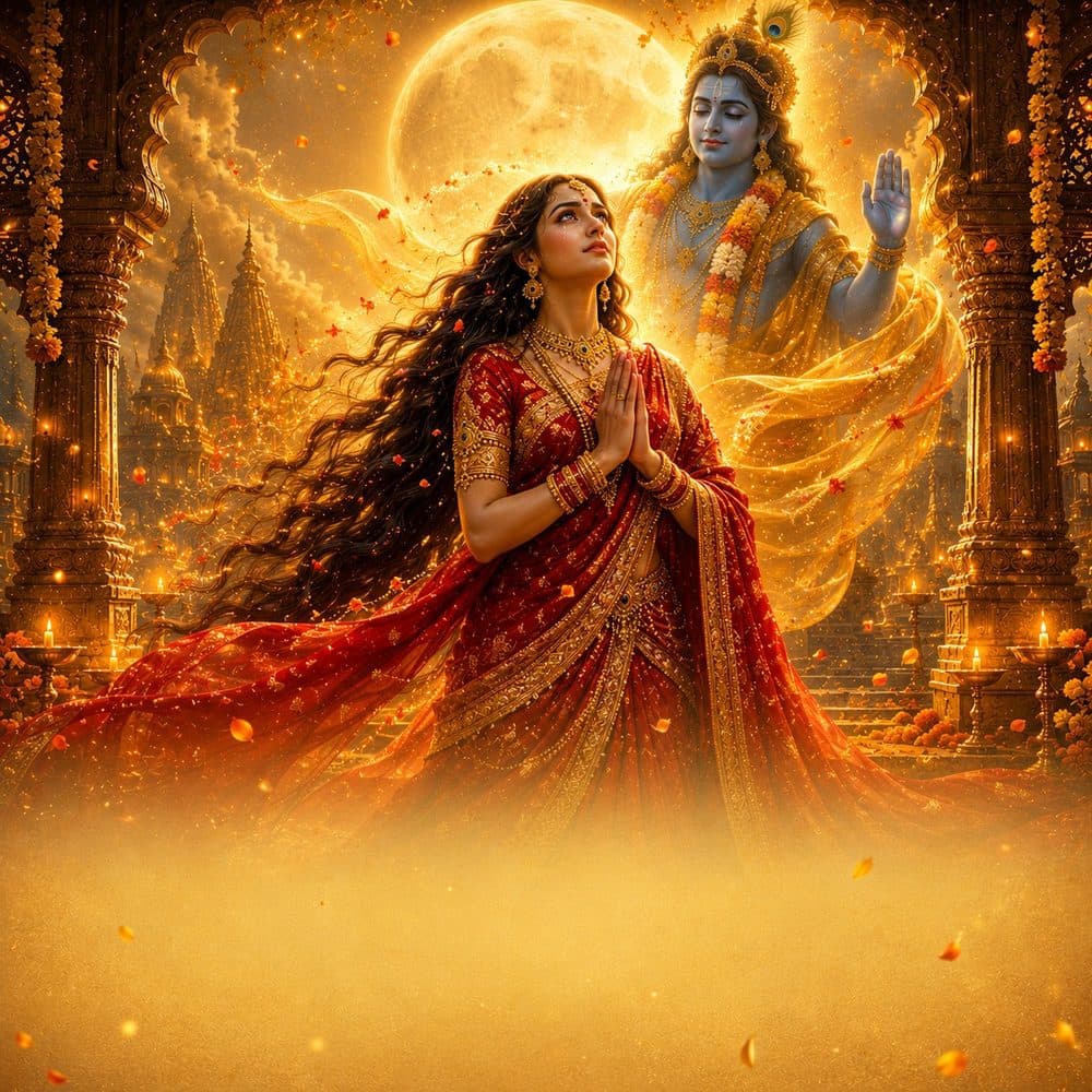 Draupadi — poster for the Bhavya Kavikala Arts devotional theatre production