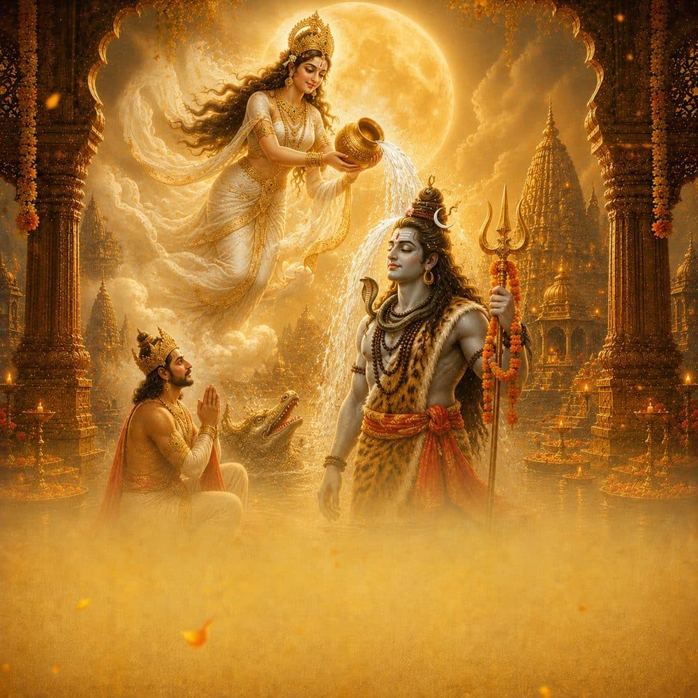 Ganga Avtaran — cover art for the upcoming Bhavya Kavikala Arts devotional theatre production