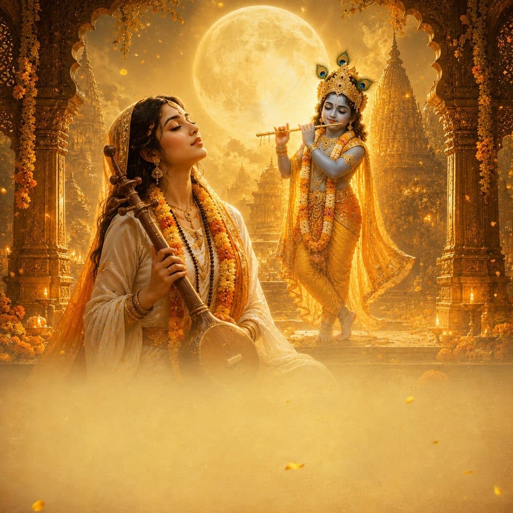 Meera Ke Mohan — poster for the Bhavya Kavikala Arts devotional theatre production