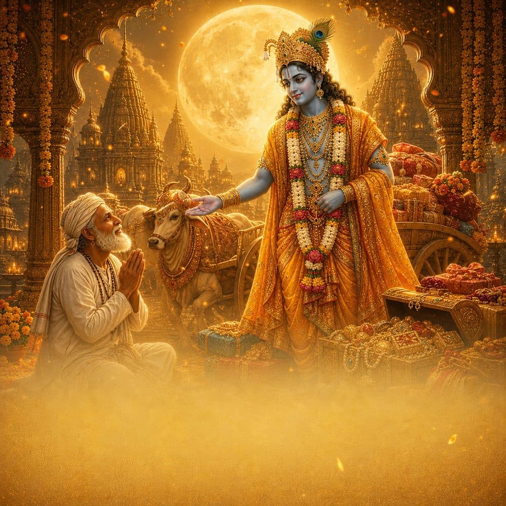Nani Bai Ka Mayra — poster for the Bhavya Kavikala Arts devotional theatre production